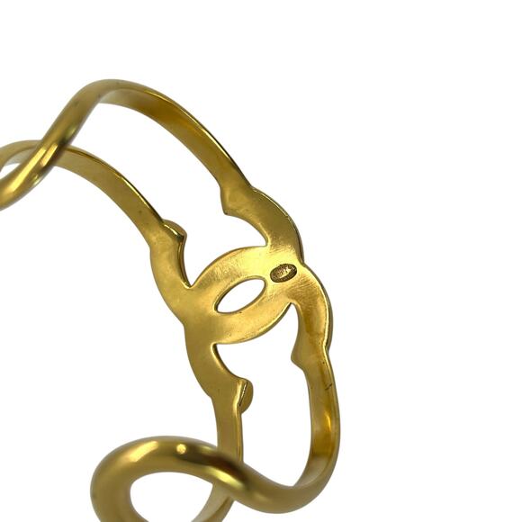 Chanel Vintage CC Bangle Bracelet - Picture 7 of 10